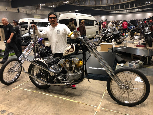 Mooneyes HRCS Japan Show set up day