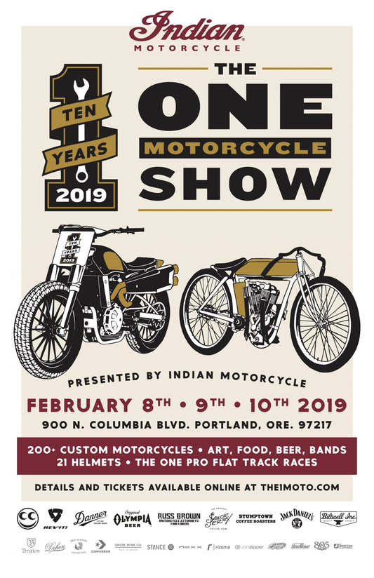 THE ONE MOTO SHOW ANNOUNCES INDIAN MOTORCYCLE AS 2019 TITLE SPONSOR