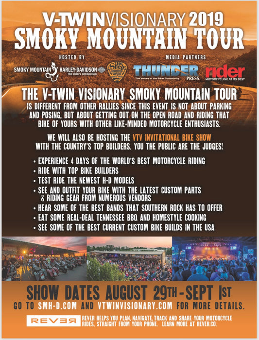 V-twin Visionary Smoky Mtn Tour 2019