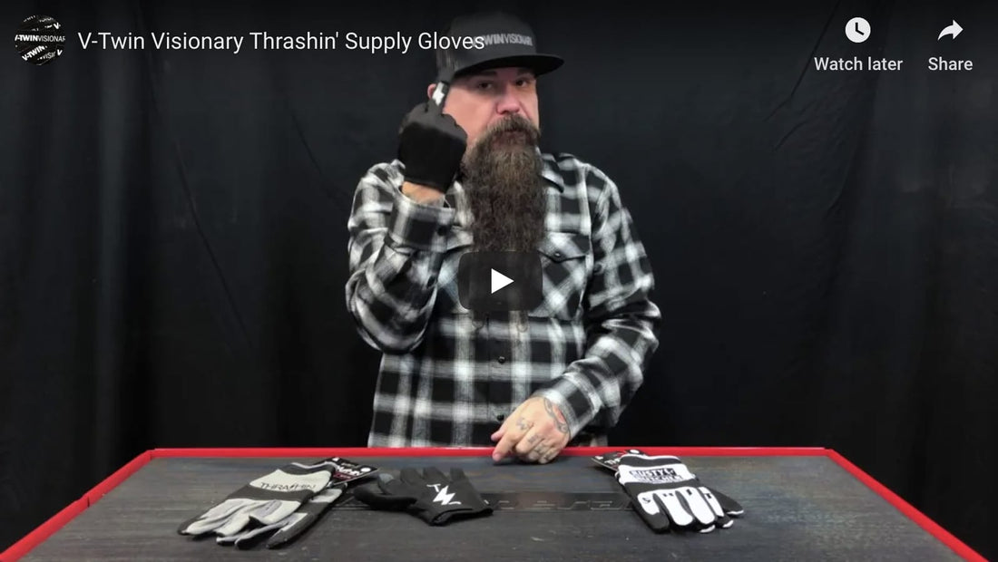 V-Twin Visionary Thrashin' Supply Co glove review