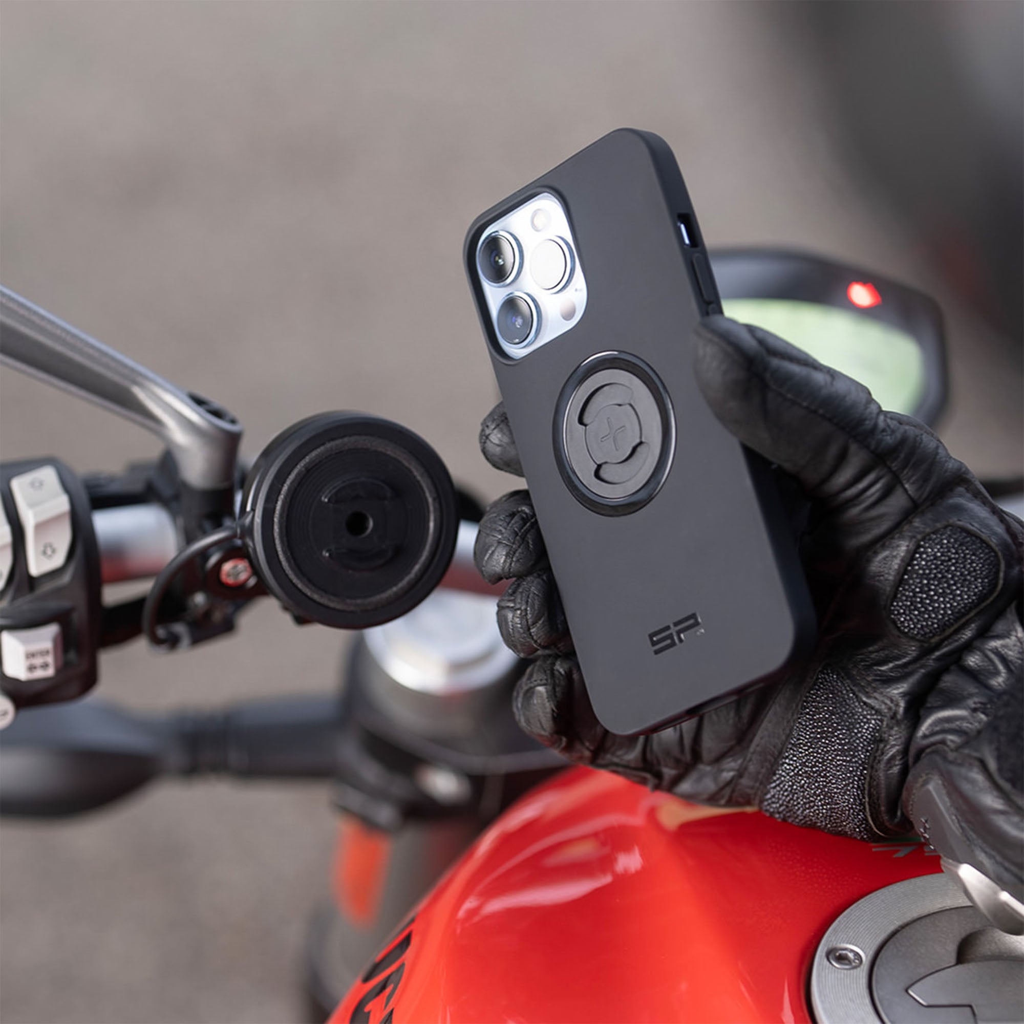 りょ　SP CONNECT SP Connect Mirror Mount Pro - RevZilla