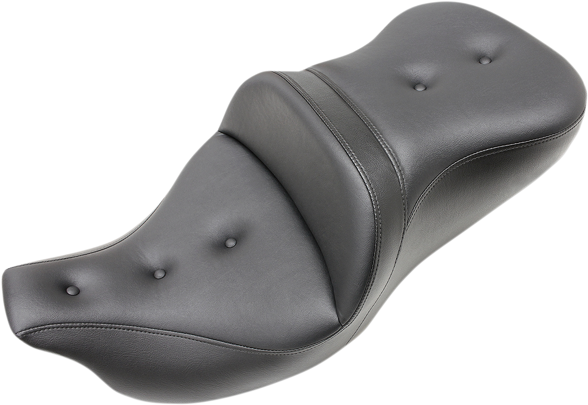 SADDLEMEN Roadsofa™ Pillow Top Seat for Harley-Davidson Trike Models 2009-2024, Black, Part 808-07B-181T