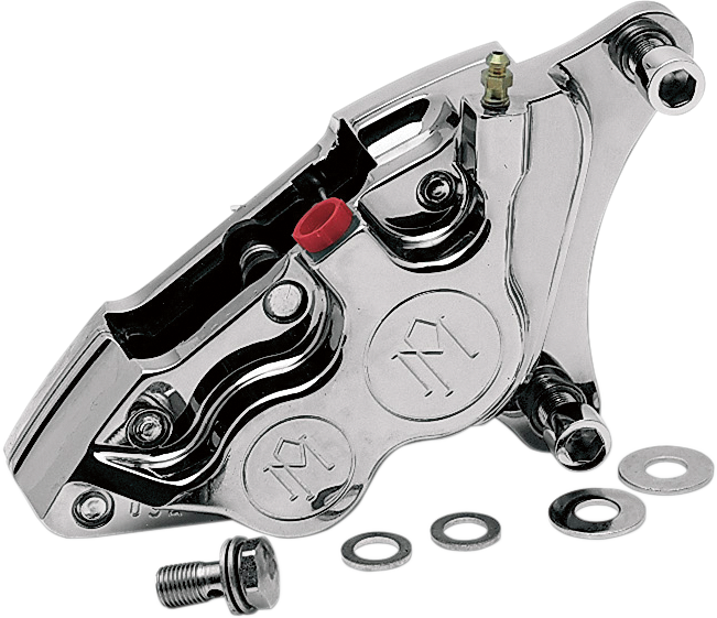 PERFORMANCE MACHINE (PM) Caliper - Front Right - Chrome - 84-99 Harley-Davidson 0053-2916-CH