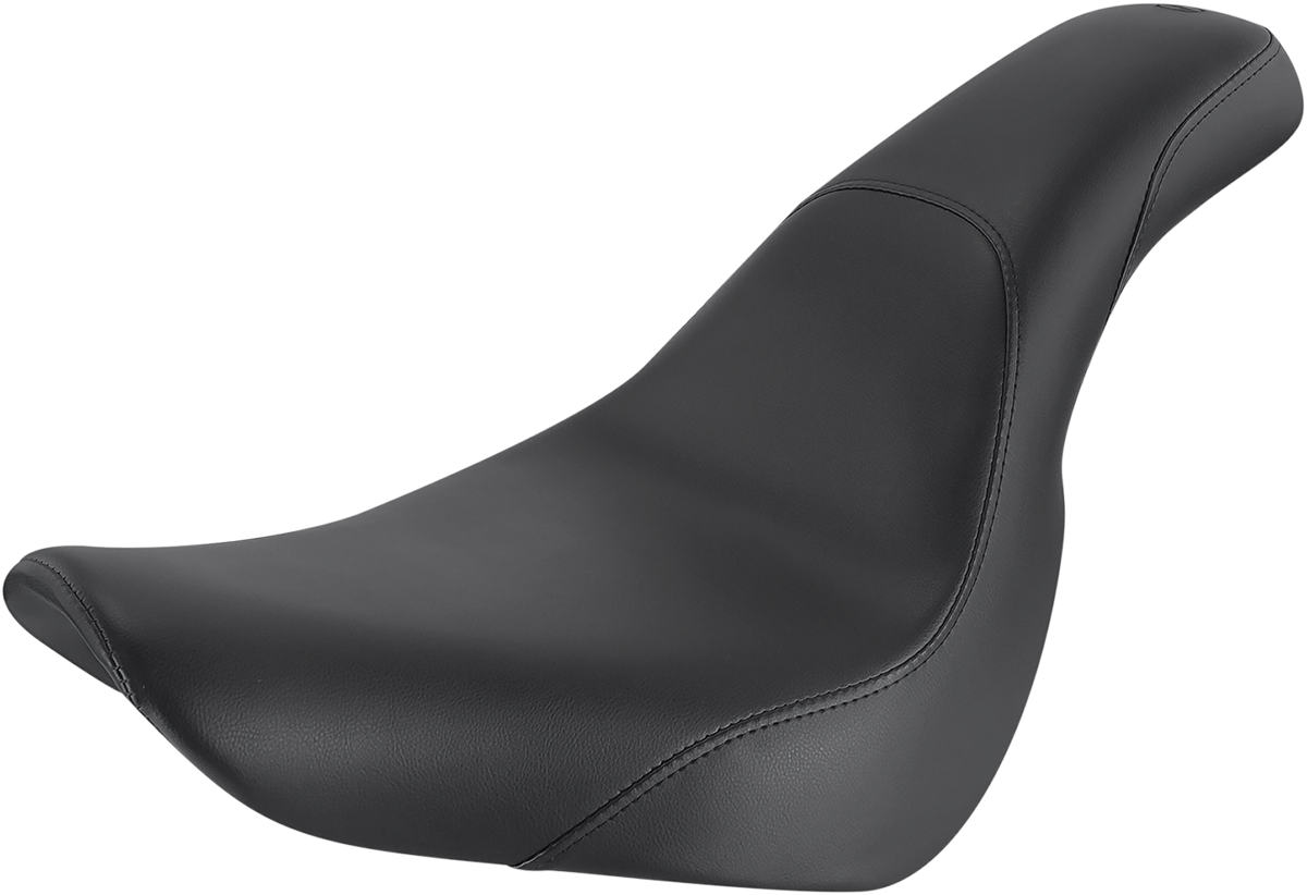 SADDLEMEN Profiler™ Saddle for FL/FX '18-'24 - Black Supple SaddleHyde with GelCore Comfort
