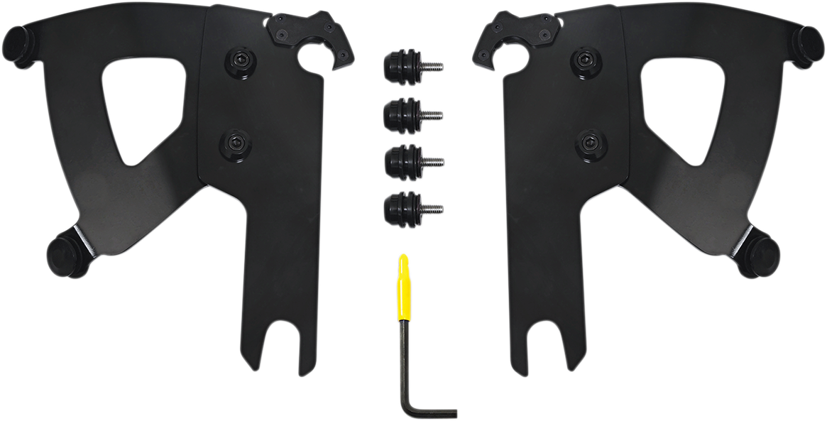 MEMPHIS SHADES Road Warrior Mounting Kit - Black - FLHR MEB2040