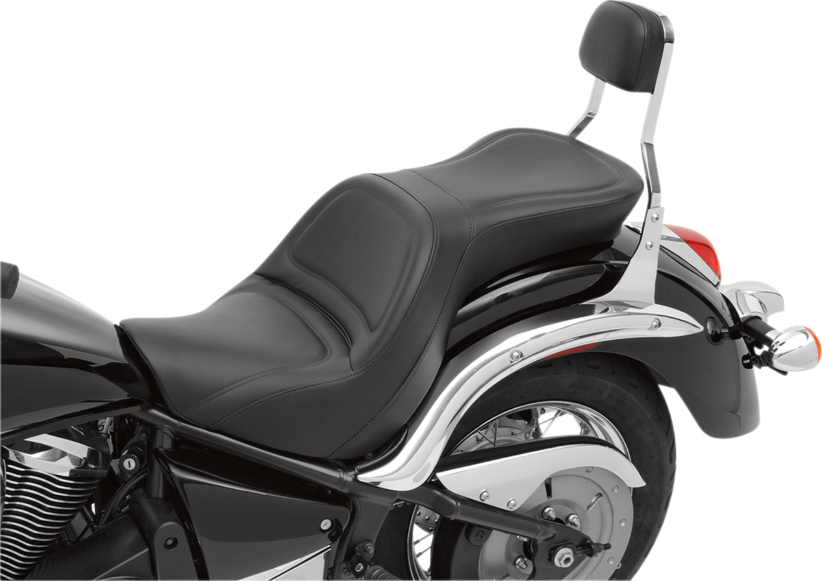 SADDLEMEN Explorer™ Seat for Kawasaki VN900 – Stitched Black Part K06-11-029