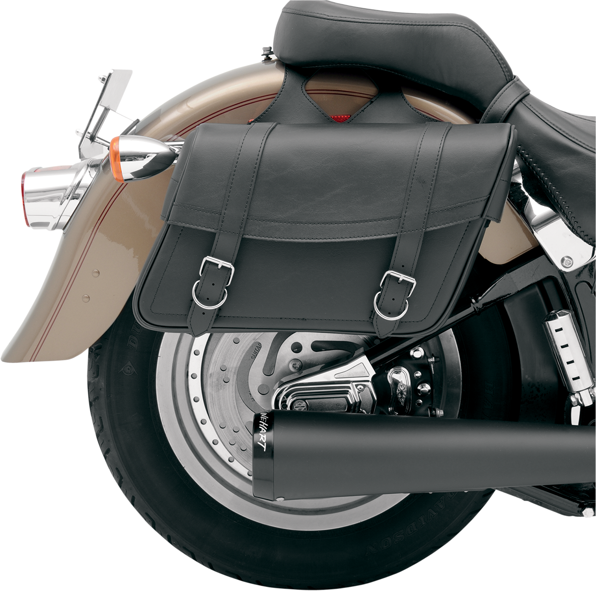 SADDLEMEN Highwayman Slant-Style Saddlebags - Large X021-02-041