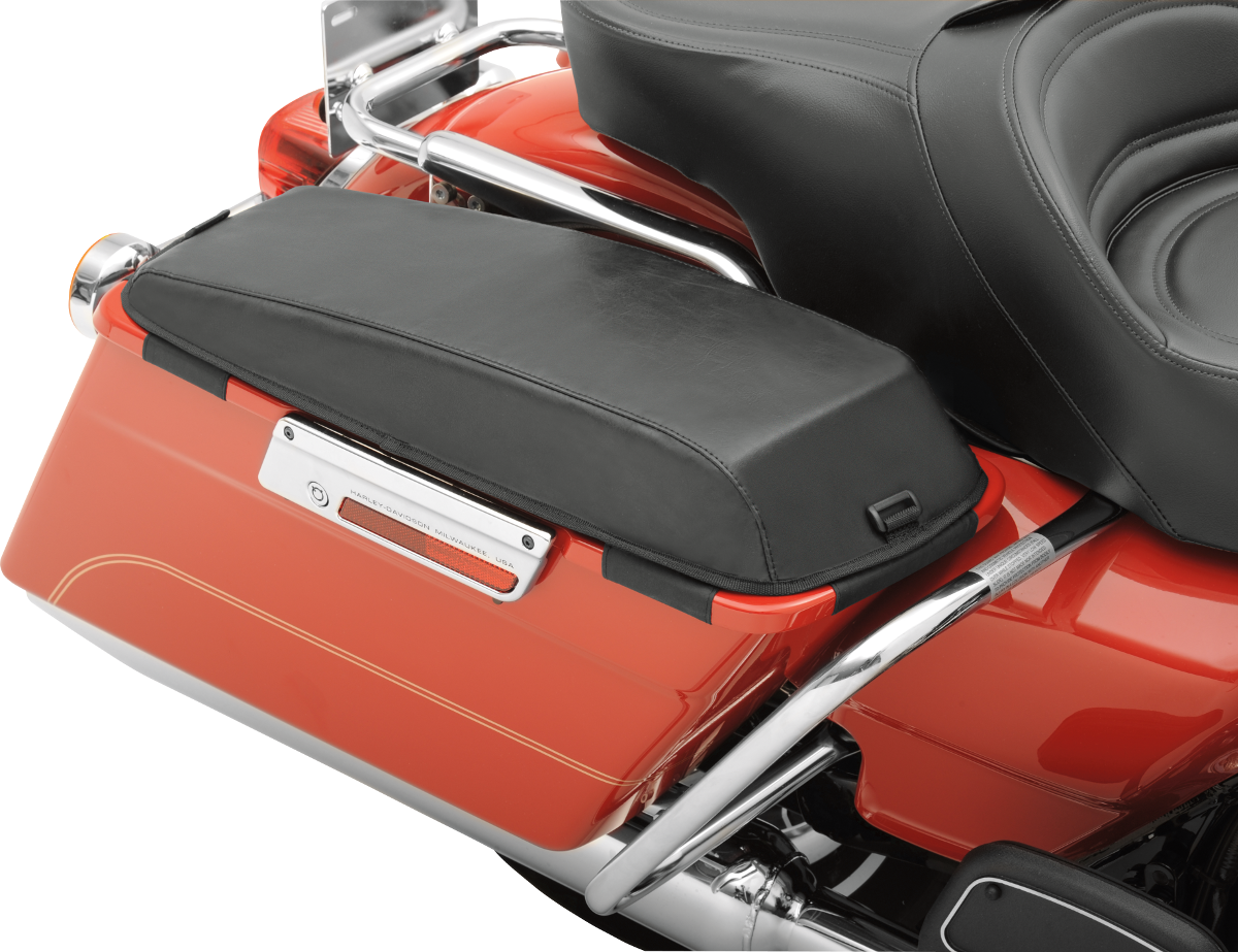 SADDLEMEN Saddlebag Lid Cover 3501-0453 – Weather-Resistant Protection for Bagger Saddlebags