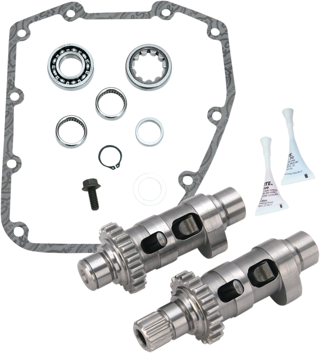 S&S CYCLE Easy Start Camshaft Kit HP103 Chain Drive for Twin Cam '99-'06 (Excluding '06 Dyna) – Part Number 330-0445