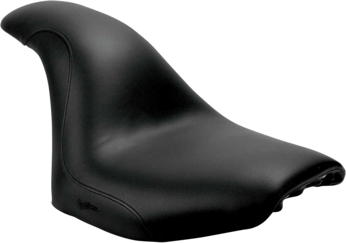 Saddlemen Profiler™ Seat for Intruder 1500 – Smooth Black Leather with SaddleHyde™ Cover and GelCore™ Comfort