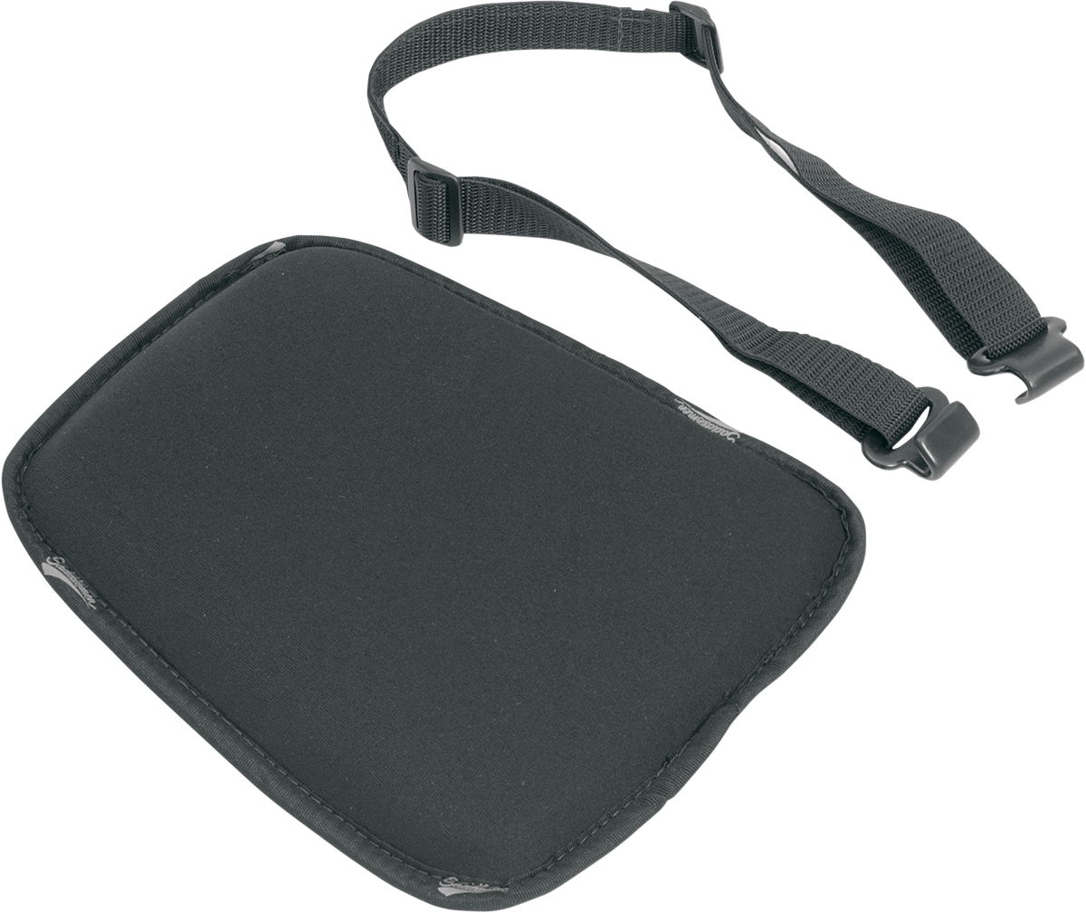 SADDLEMEN Original Comfort Medium Seat Pad - Soft-Stretch Fabric, Black (Part Number 100RJ)