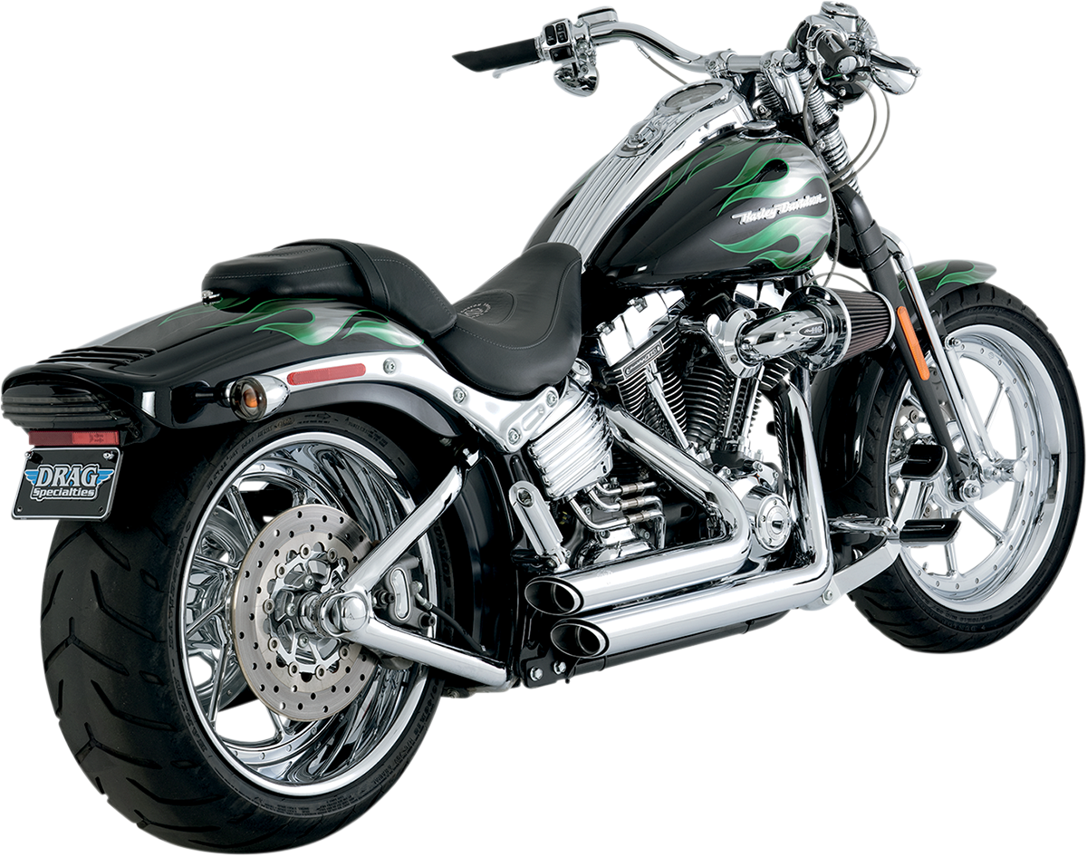 Vance & Hines Shortshots Staggered Exhaust System in Chrome - Part #17221