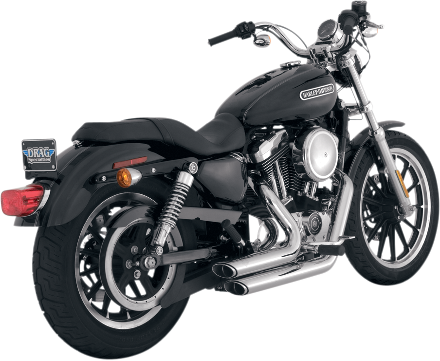 Vance & Hines Shortshots Staggered Exhaust System in Chrome - Part Number 17219