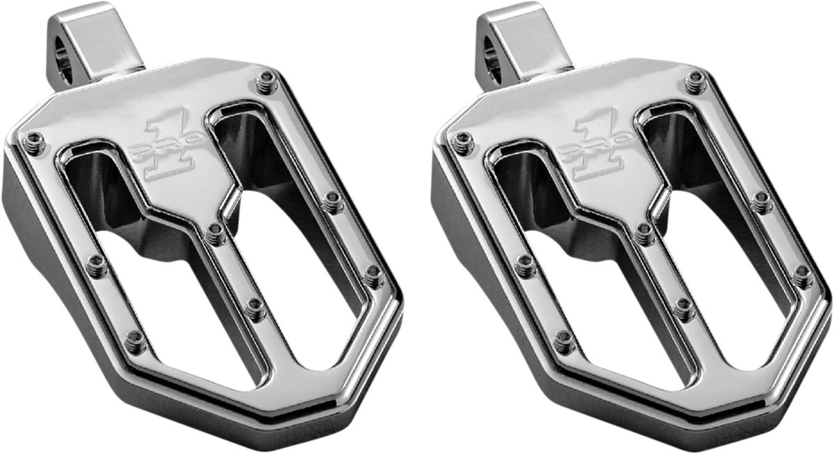 PRO-ONE PERF.MFG. Moto V1 Pegs - Male - Chrome 500751