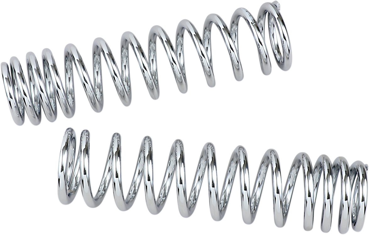 Progressive Suspension Shock Springs 03-1365C – 120-170 lb/in Chrome for 12-Series Shocks