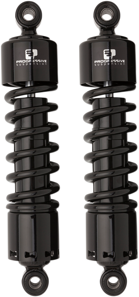 Progressive Suspension 412 Series Shock - 11 Inch Heavy Duty Black for Harley Dyna 412-4045B