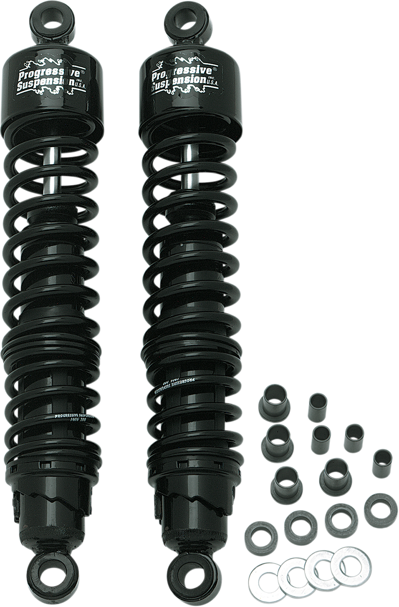 Progressive Suspension 413 Series Shock Absorber – 15 Inch Black Standard – Part Number 413-4039B