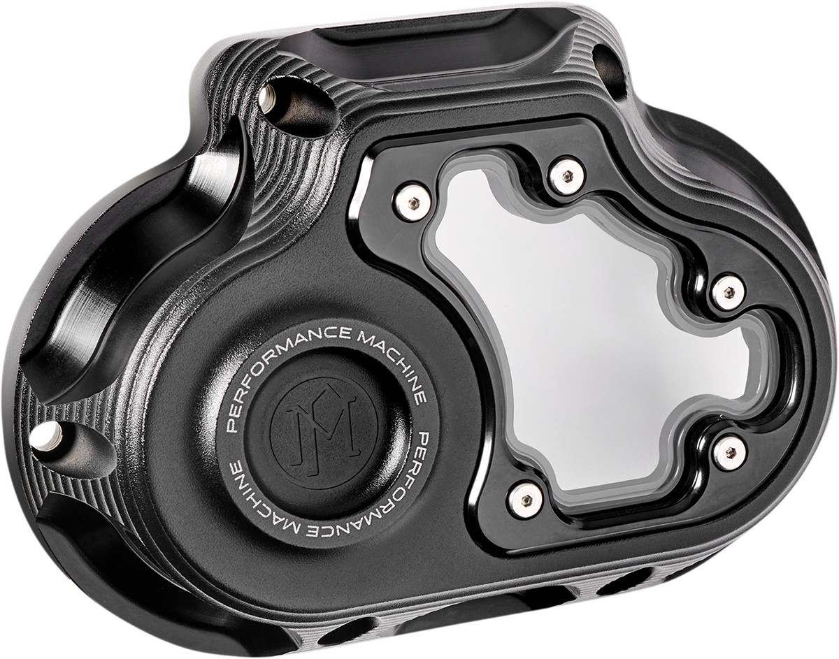 PERFORMANCE MACHINE (PM) Transmission Cover - Black Ops™ - M8 Softail 0177-2081M-SMB