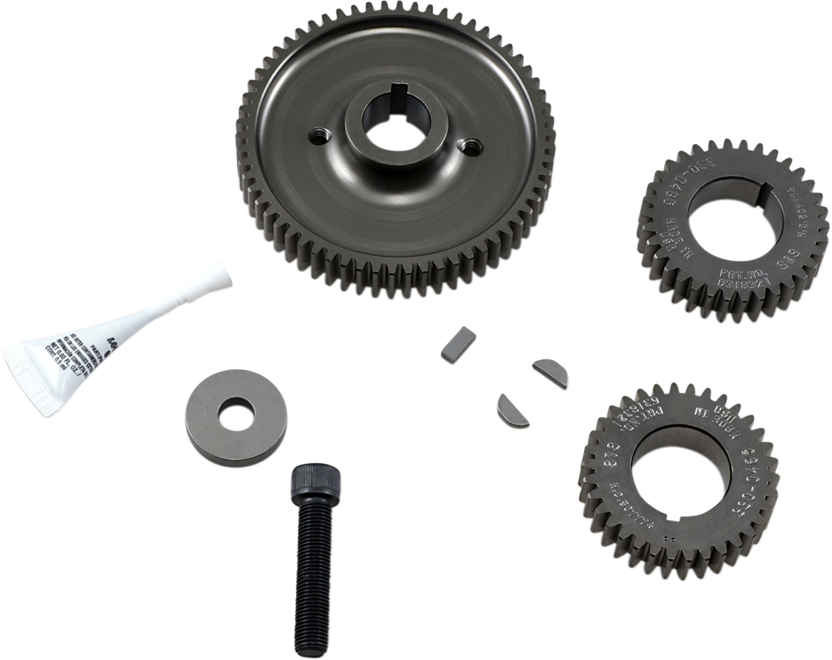 S&S Cycle 4-Gear Cam Gear Drive Kit for 1999-2006 Twin Cam Engines (Excludes Dyna 2006) - Part #33-4275