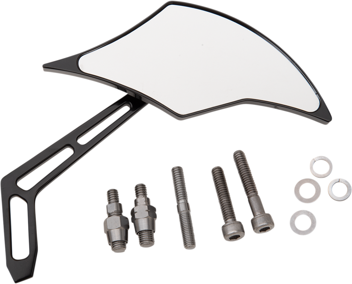 PRO-ONE PERF.MFG. Weekend Warrior Side View Mirror - Black, Right, Part Number 102301AB