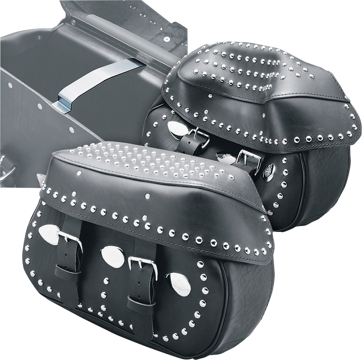 PRO-ONE PERF.MFG. Saddlebag Lid Supports for 6-Inch Wide Leather Bags (Part 100307)