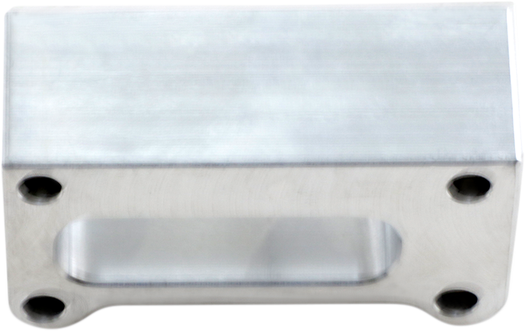 Terry Components Starter Spacer 779000 – Machined Billet Aluminum, Polished Finish, 1-1/2" Thickness for Extended Starter Fitment
