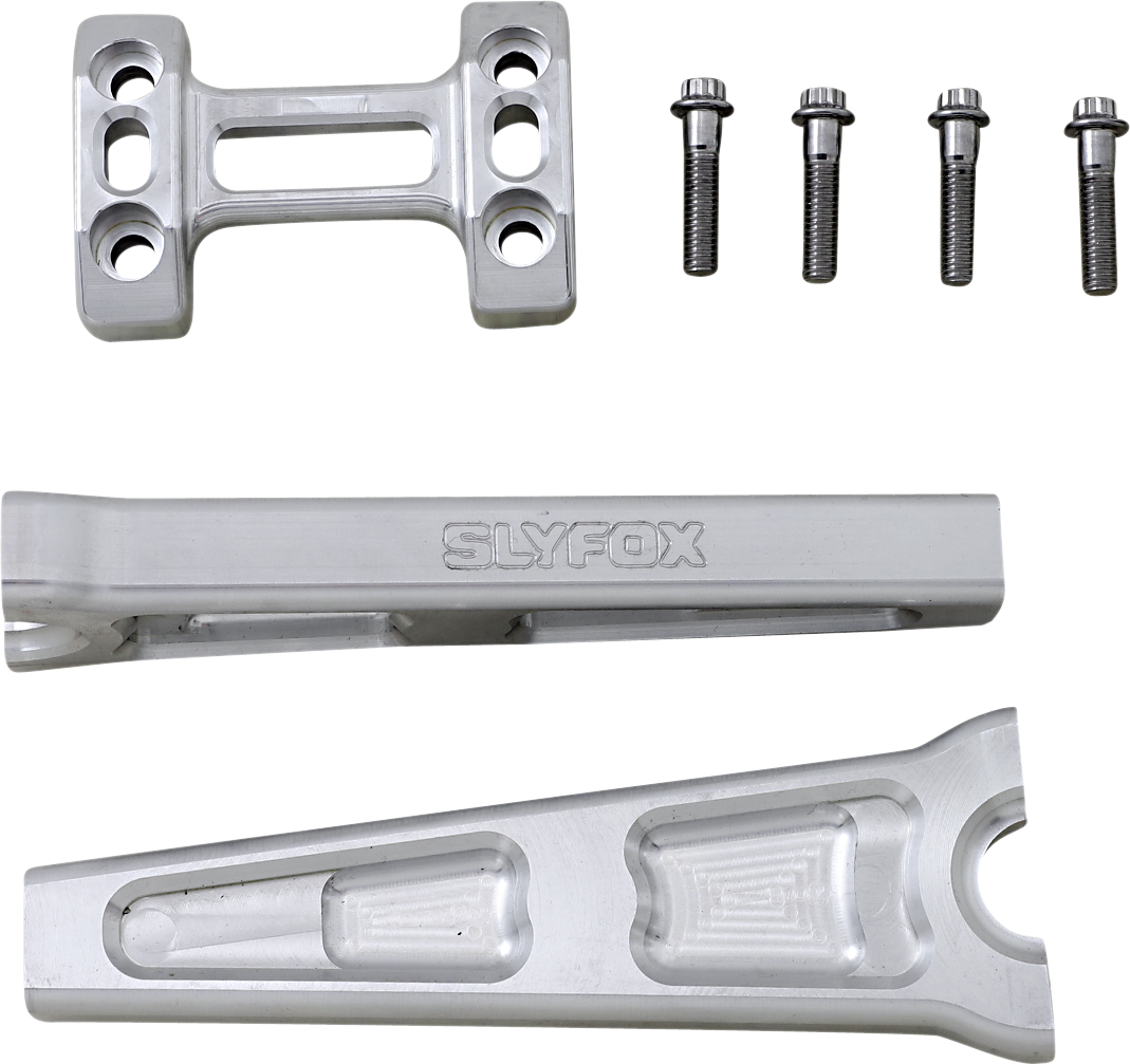 SLYFOX Handlebar Riser Kit - Straight, 1 Inch Clamp, 8-Inch Rise - TM-SLY5