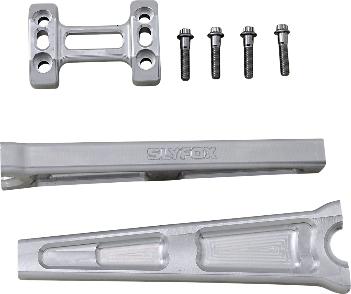 SLYFOX Handlebar Riser Kit - Straight, 10-Inch Rise, 1-Inch Clamping, Part Number TM-SLY7