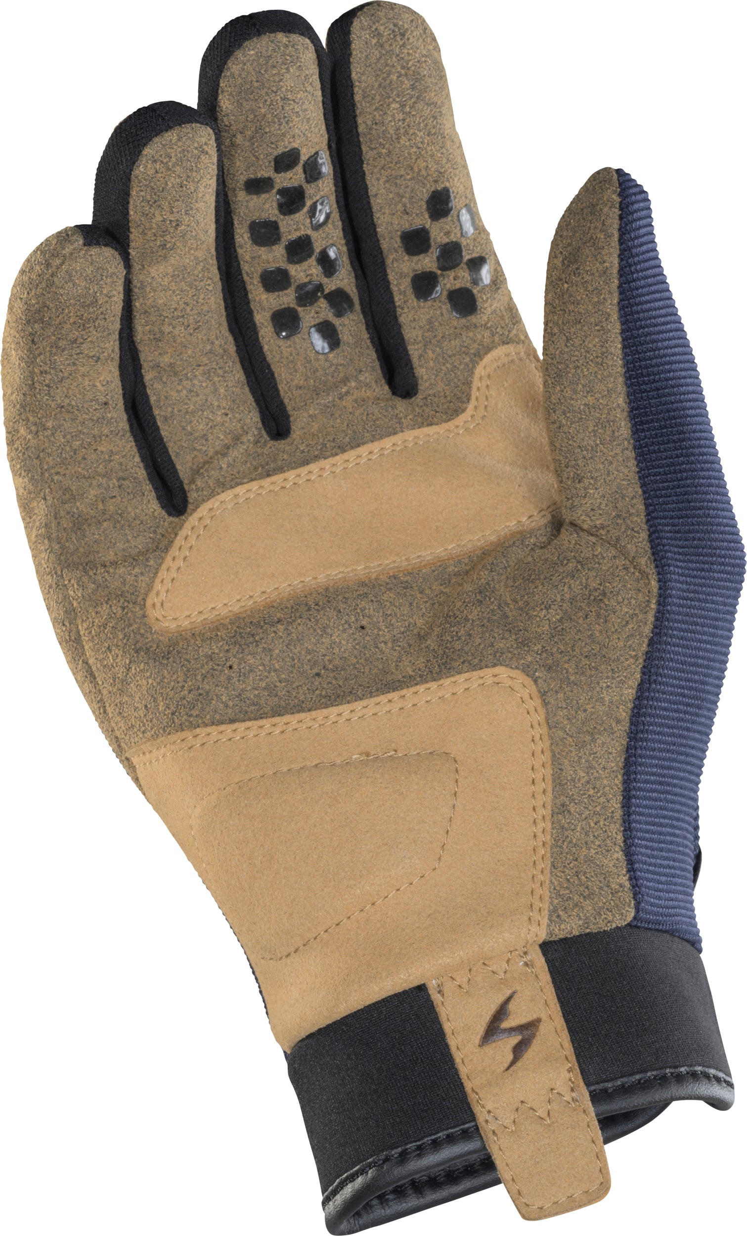 SCORPION EXO Stealth Grip Gloves Dark Blue Small with Touchscreen Compatibility