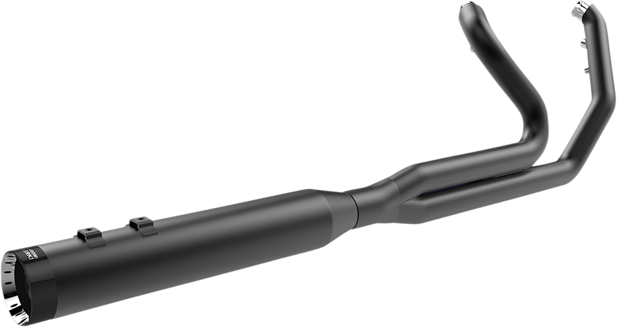 KHROME WERKS 2-into-1 Outlaw Exhaust System - Black 200785
