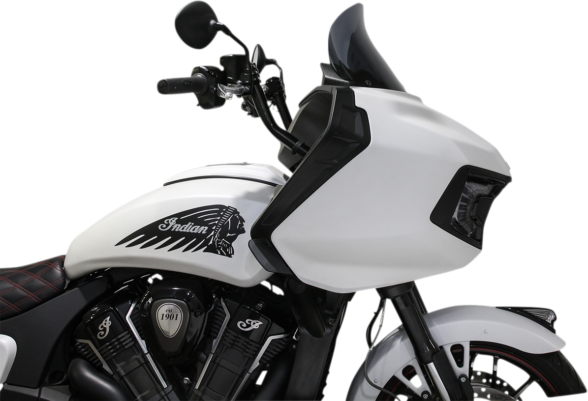 KLOCK WERKS Flare™ Windshield - Dark Smoke - 11" - Indian KWW-04-0584-DS