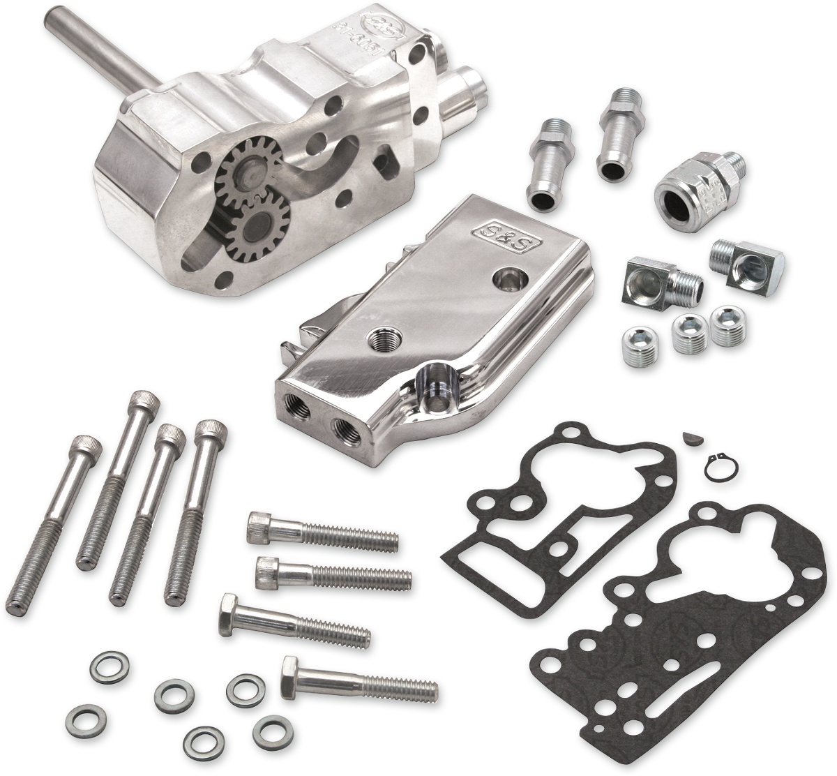 S&S CYCLE Oil Pump with Universal Cover for '92-'99 Big Twin - Part #31-6205