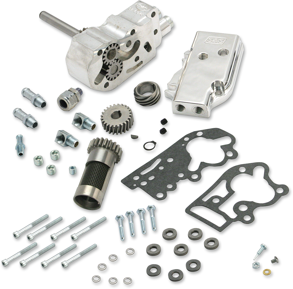 S&S CYCLE Oil Pump with Gears Part Number 31-6293 for Enhanced Engine Performance
