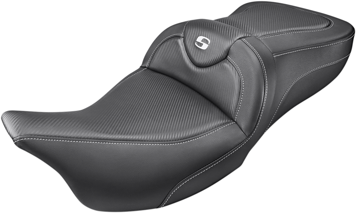 SADDLEMEN Roadsofa™ Seat with Carbon Fiber Construction - Part 808-07B-185