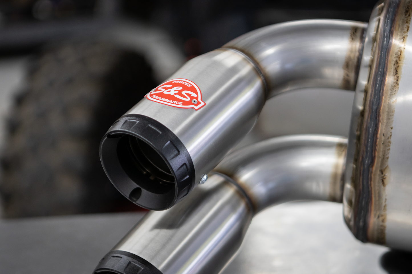 S&S CYCLE Power Tune® XTO Muffler Race Only 550-1042 for Enhanced Performance