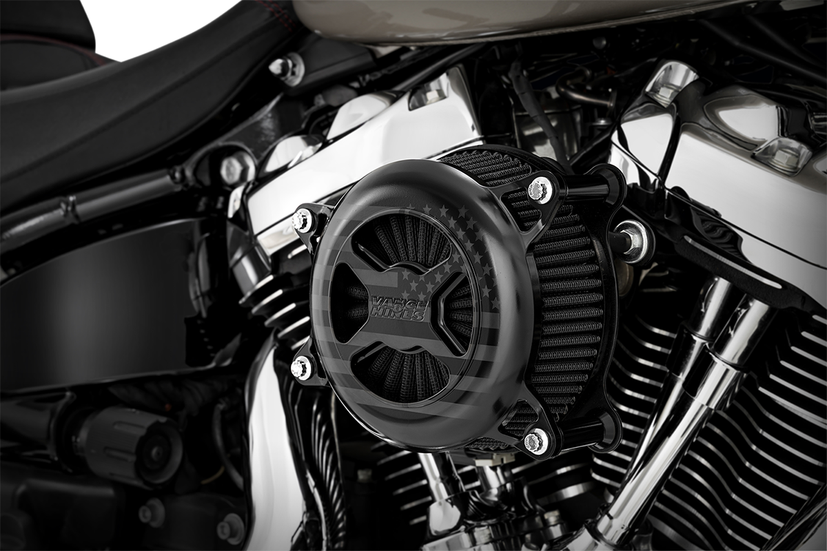 Vance & Hines VO2 America Air Cleaner - Freedom Black (Part 42045FG)