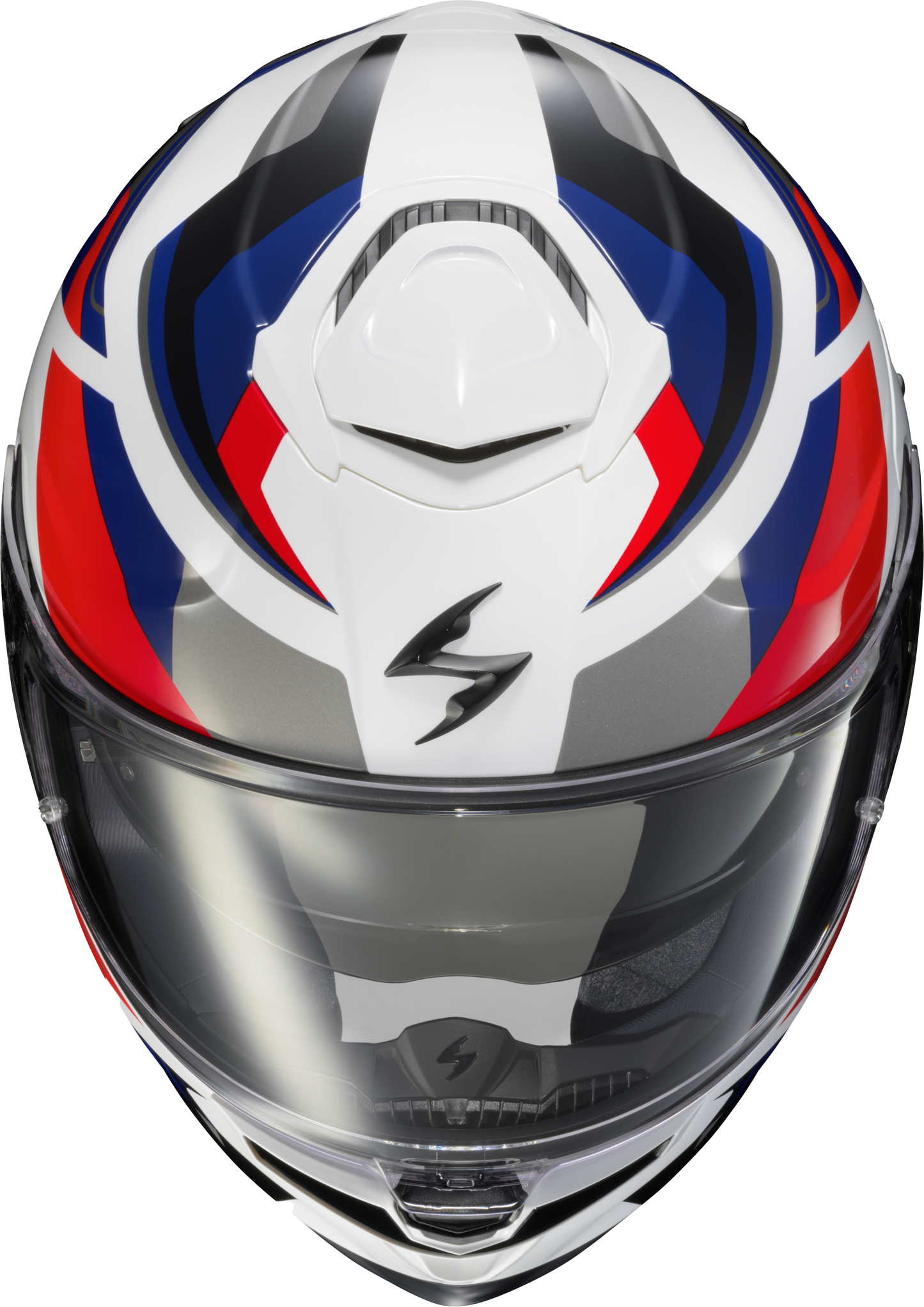 Scorpion EXO ECL-1106 Exo Eclipse Full Face Helmet Lunar White/Red/Blue XL