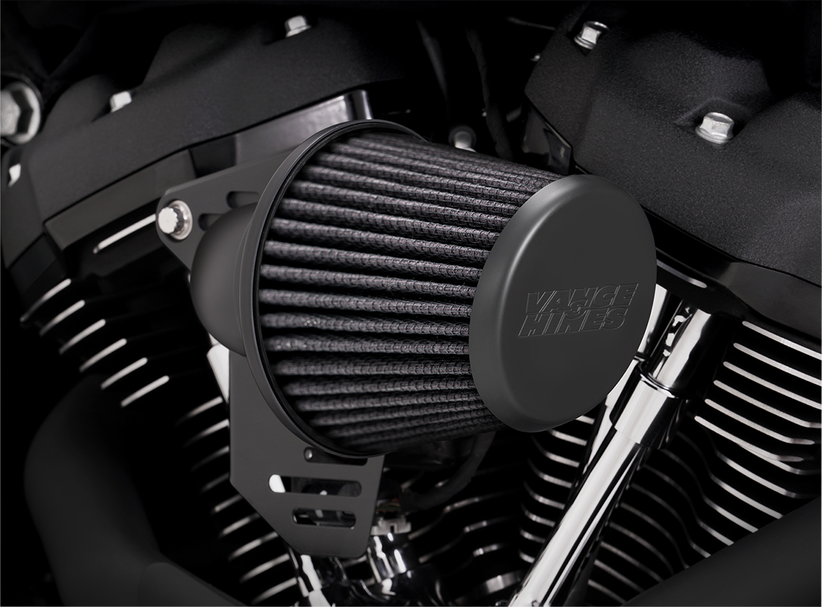 Vance & Hines VO2 Falcon Air Intake Kit - Matte Black Part 41065 for Harley Davidson