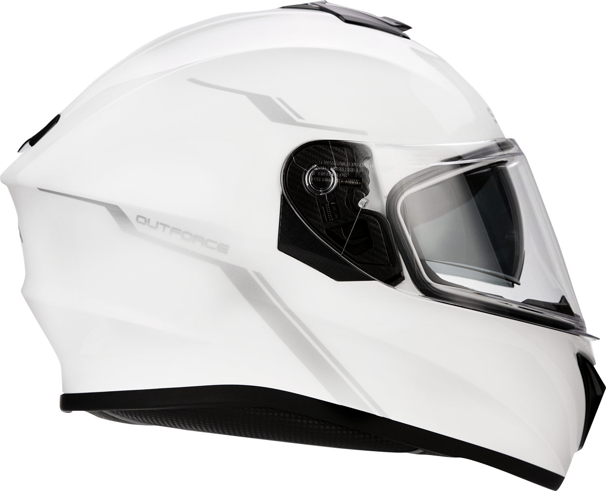 SENA OutForce Helmet Glossy White 2XL - Durable Motorcycle Helmet with Bluetooth 5.0 and Advanced Ventilation