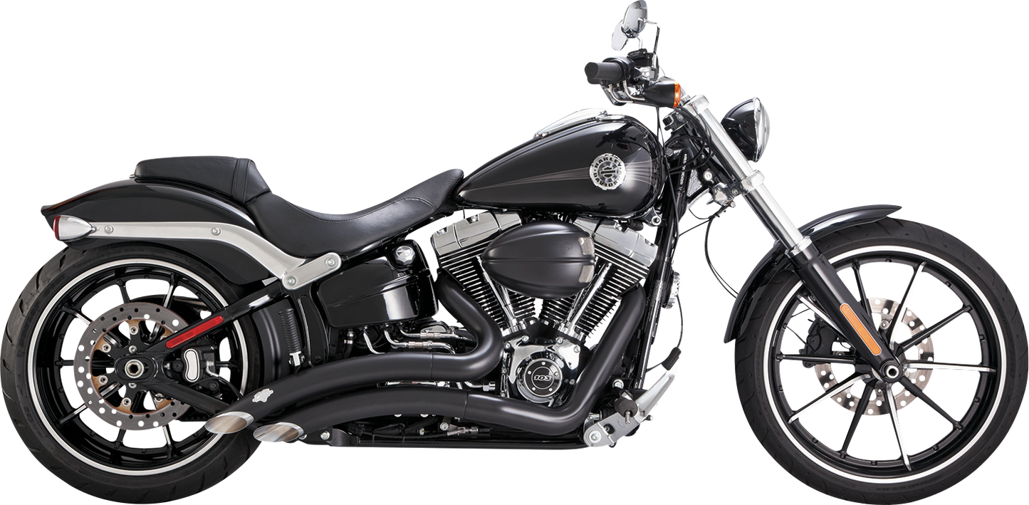 Vance & Hines Big Radius Exhaust System with PCX Technology - Black 46365