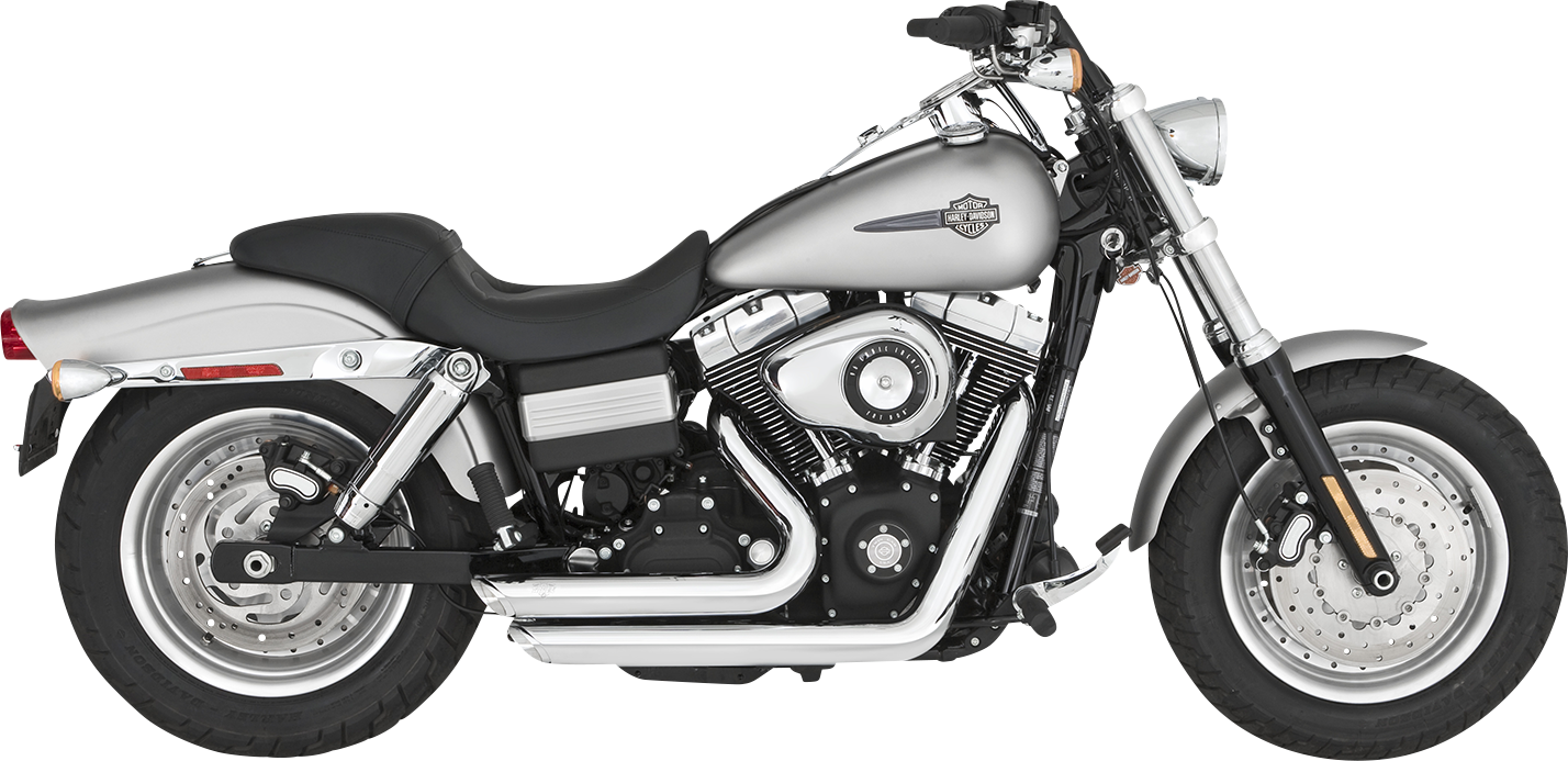 Vance & Hines Shortshots Staggered Exhaust System Chrome (Part #17317)