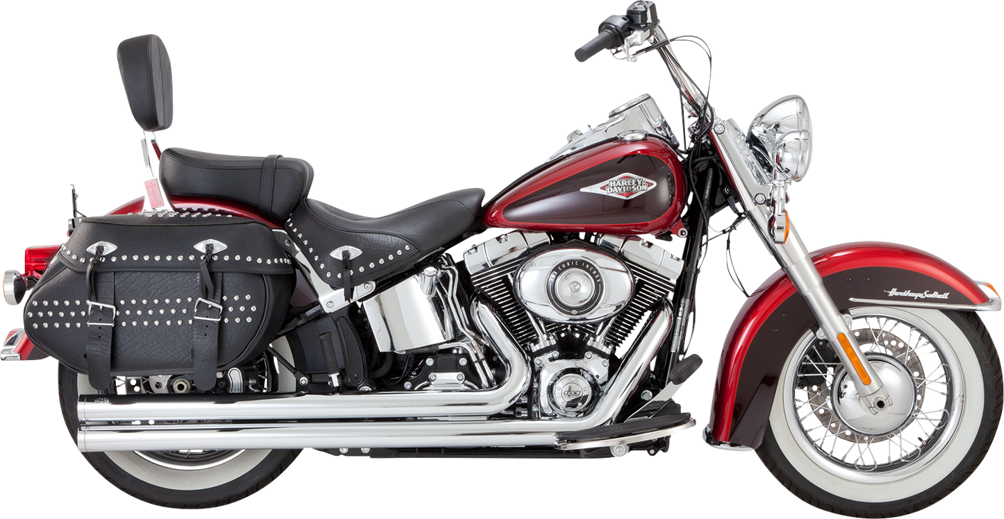 Vance & Hines Big Shots Long Exhaust System - Chrome (Part #17323)