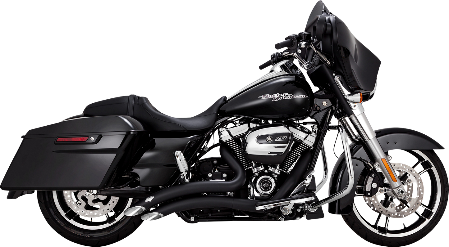 Vance & Hines Big Radius Exhaust System with Black Finish Part 46373