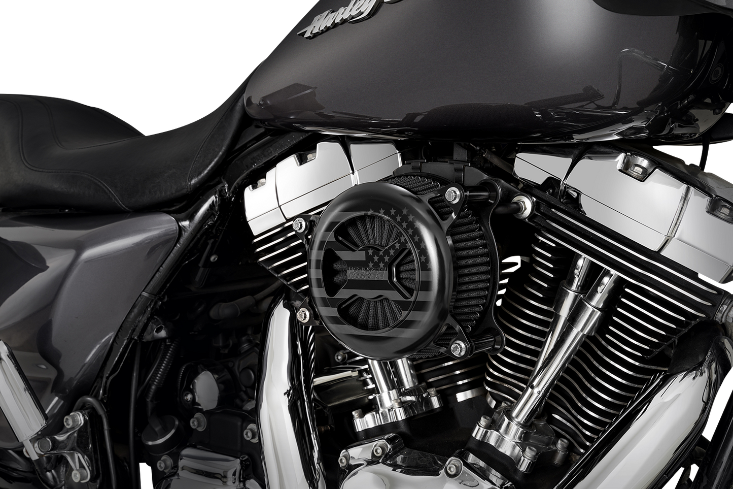 Vance & Hines VO2 America Air Intake Kit - Black for Dyna, Softail, and Touring Models - Part 42341FG
