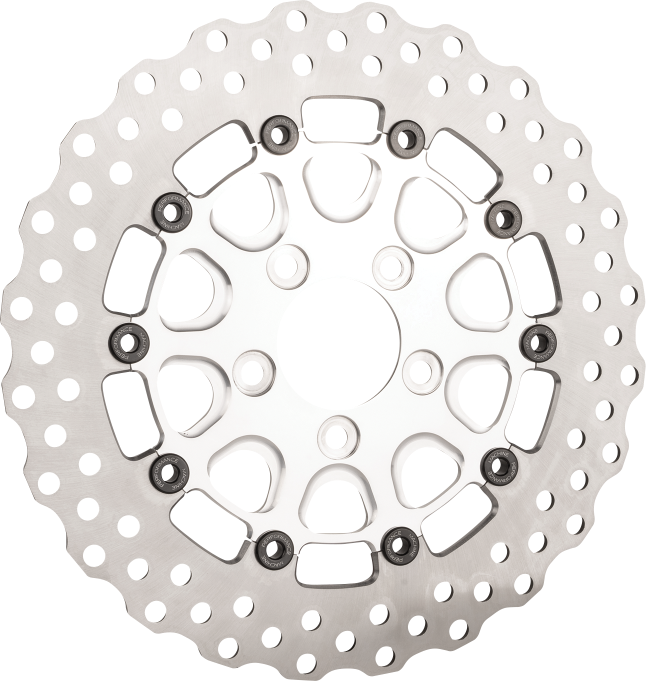 SLYFOX 13.8-Inch Front Rotor with 420 Stainless Steel Outer Band - Part Number 0133-1812S-M