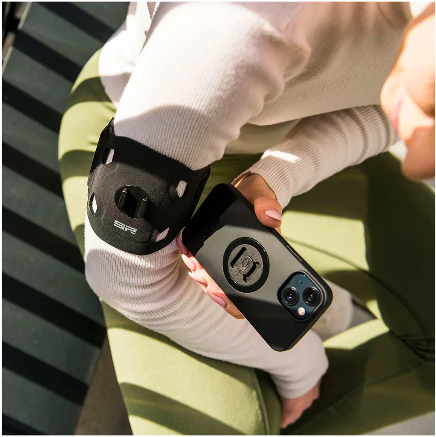 SP CONNECT SPC+ Arm Band - Black (Part Number 52825) for Mobile Phones and Sports Use