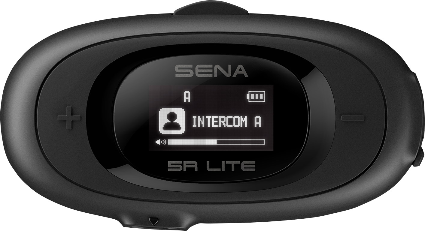 SENA 5R Lite Communication System 5RLITE-01 – Bluetooth 5.1 Motorcycle Intercom with Noise Cancellation and 8-Hour Talk Time
