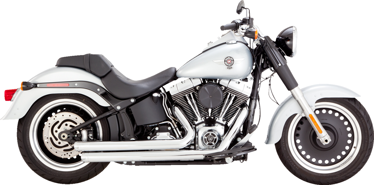 Vance & Hines Big Shots Staggered Exhaust System - Chrome Part 17959
