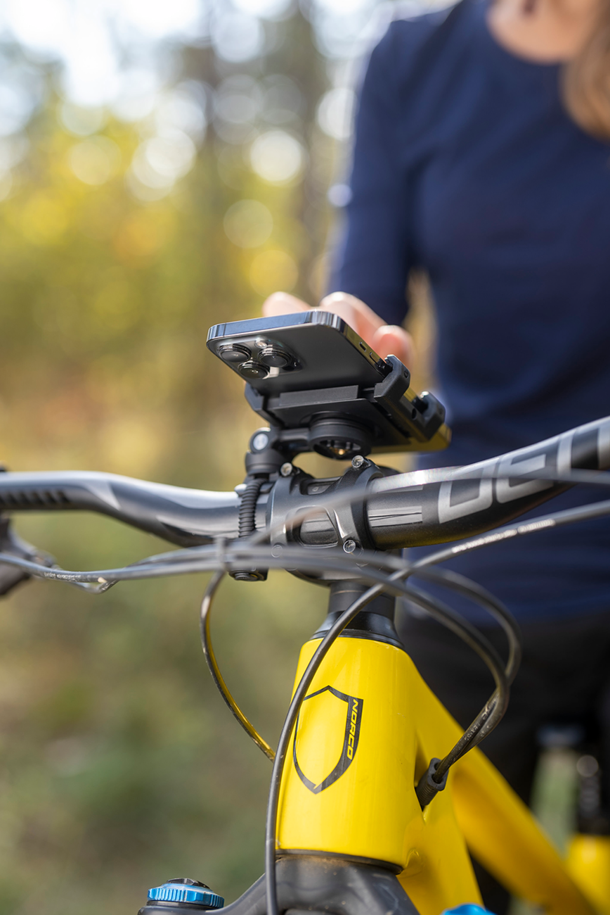 SP CONNECT Universal Bike Mount Kit with SPC+ Phone Clamp - Fits Smartphones Up to 3.35 Inches Wide