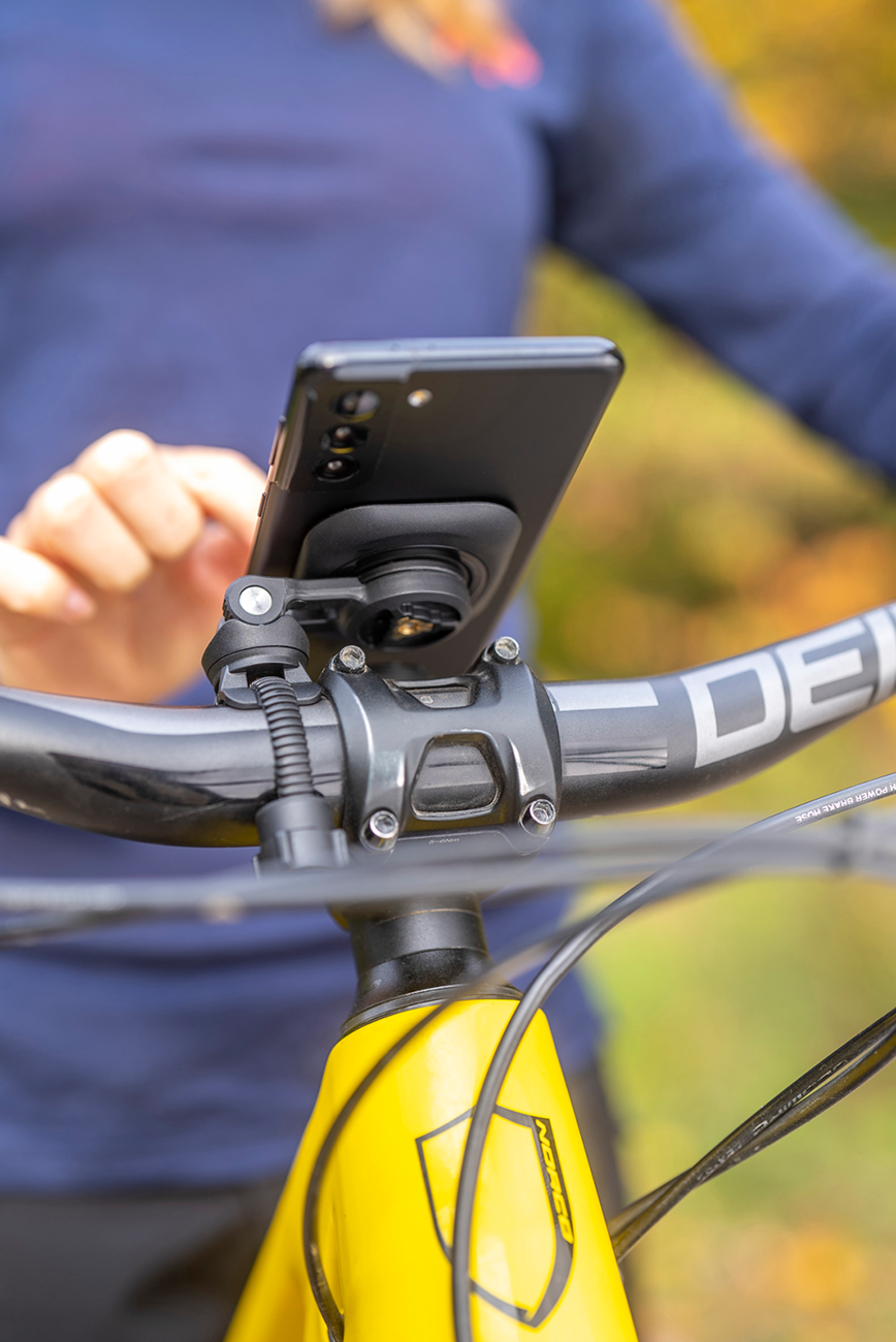 SP CONNECT Universal Holder Kit with SPC+ Adhesive Interface - Black for Smartphones and Bicycles Part 52301